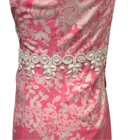 Elegant Pink Strapless Dress - Picture 12 of 13